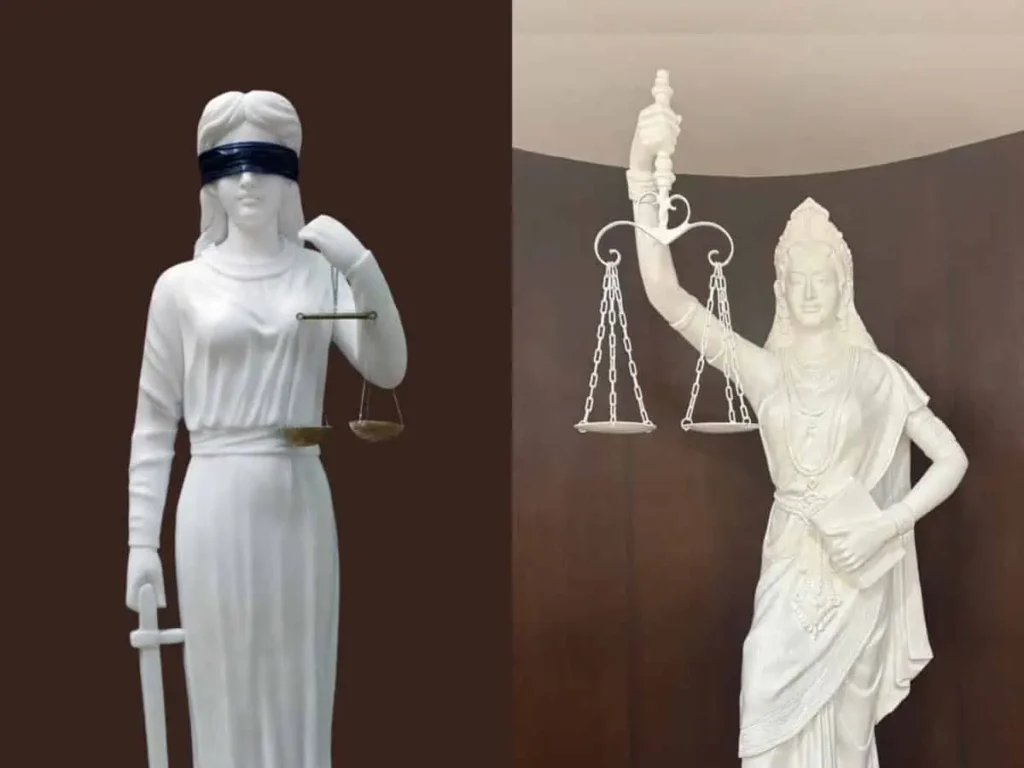 ABOUT BLINDFOLD LADY (LADY JUSTICE)